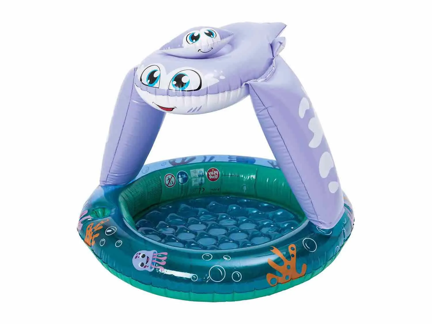 Piscina hinchable infantil con techo Ø 102 cm