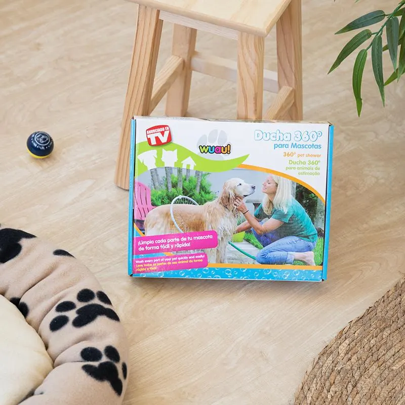 WUAU DUCHA 360º LAVA MASCOTAS