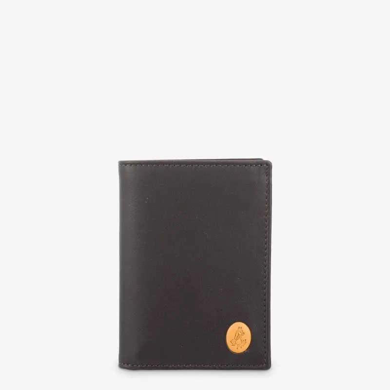 Cartera hombre en piel vacuno color marrón/mostaza-Tribeca