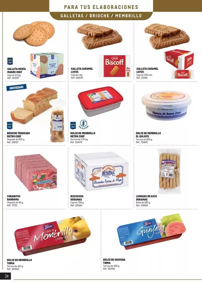 Catálogo de Especial Postres Canarias 4 de marzo al 31 de diciembre 2025 - Página 34