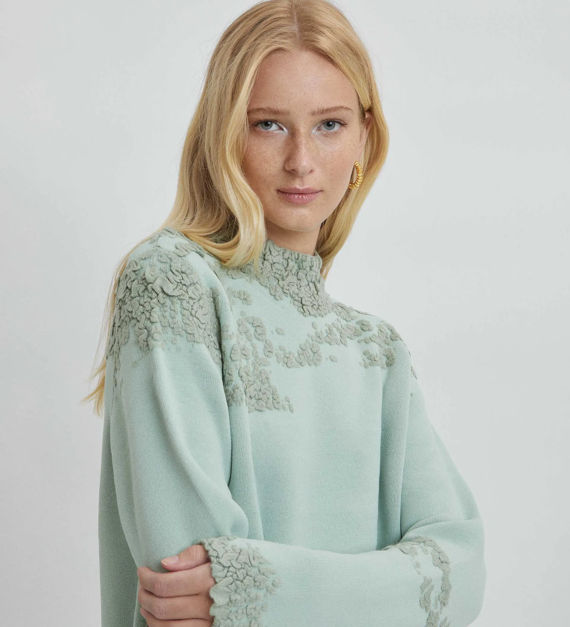 Jersey efecto arrugado