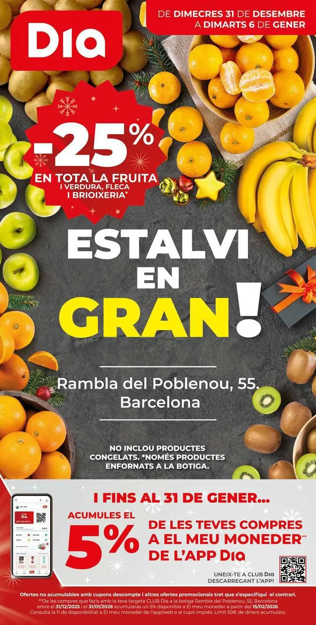 Catálogo de Folleto Dia 31 de diciembre al 6 de enero 2026 - Página 1