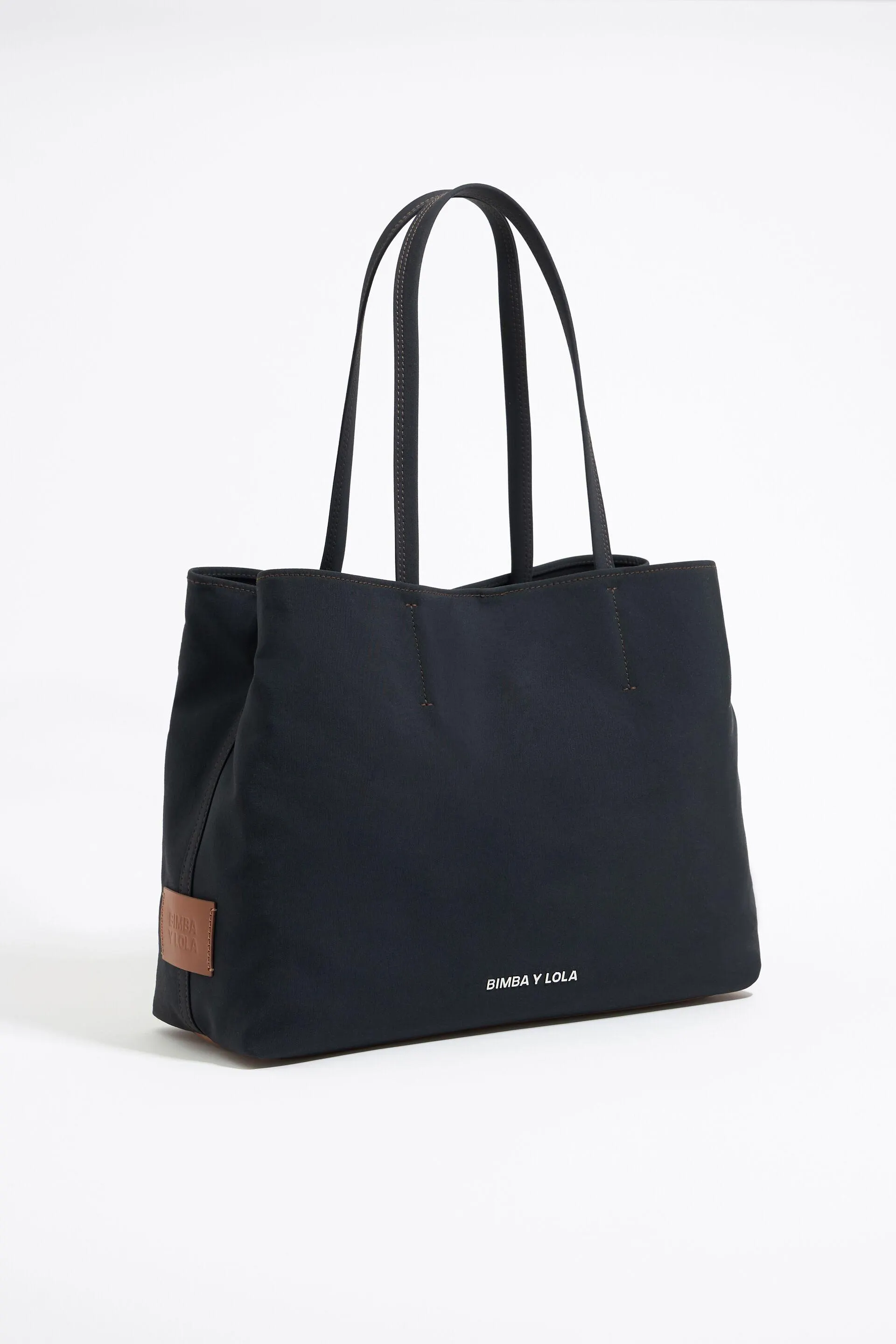 Bolso shopper Chihuahua grande gabardina antracita