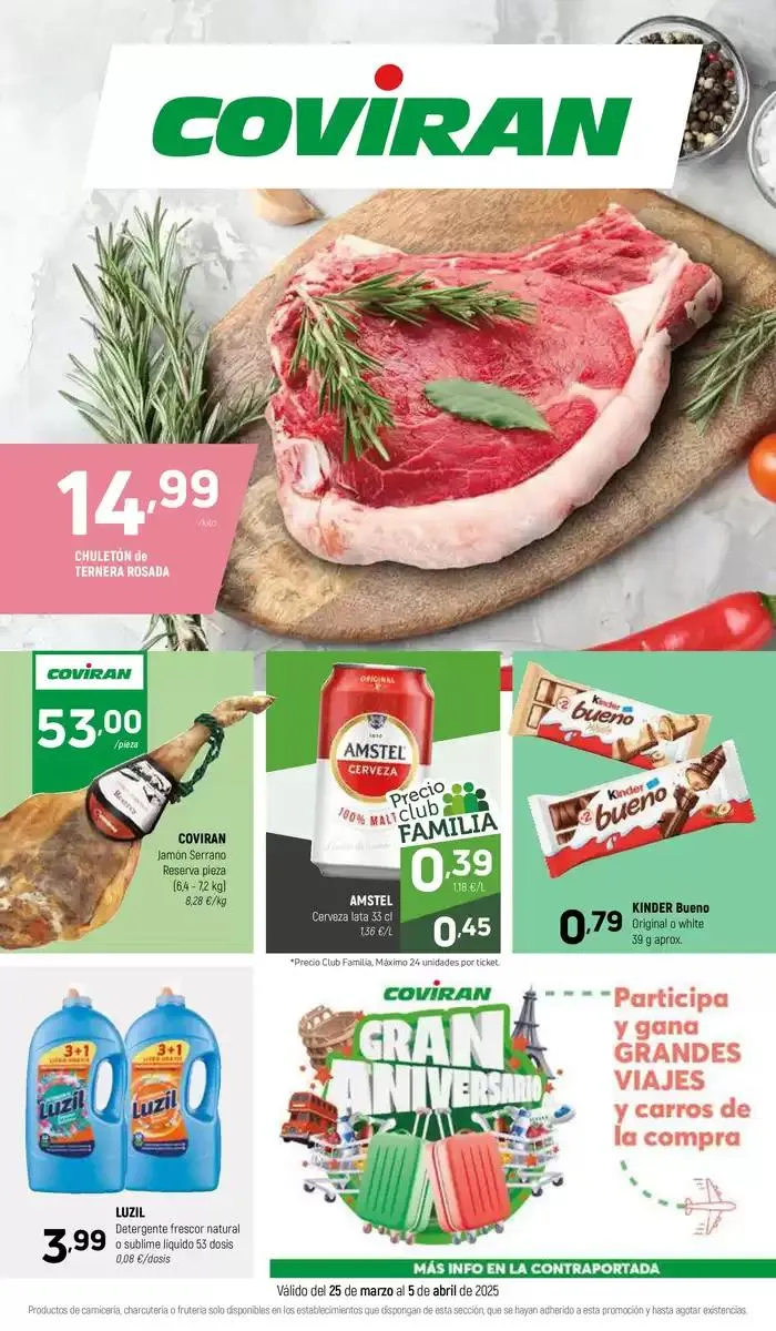 Catálogo de Ofertas Coviran 25 de marzo al 5 de abril 2025 - Página 1