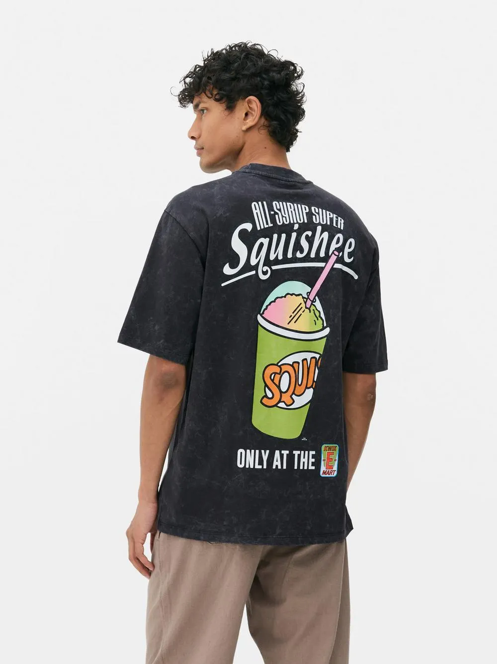 Camiseta con lavado ácido de Bart de Los Simpsons