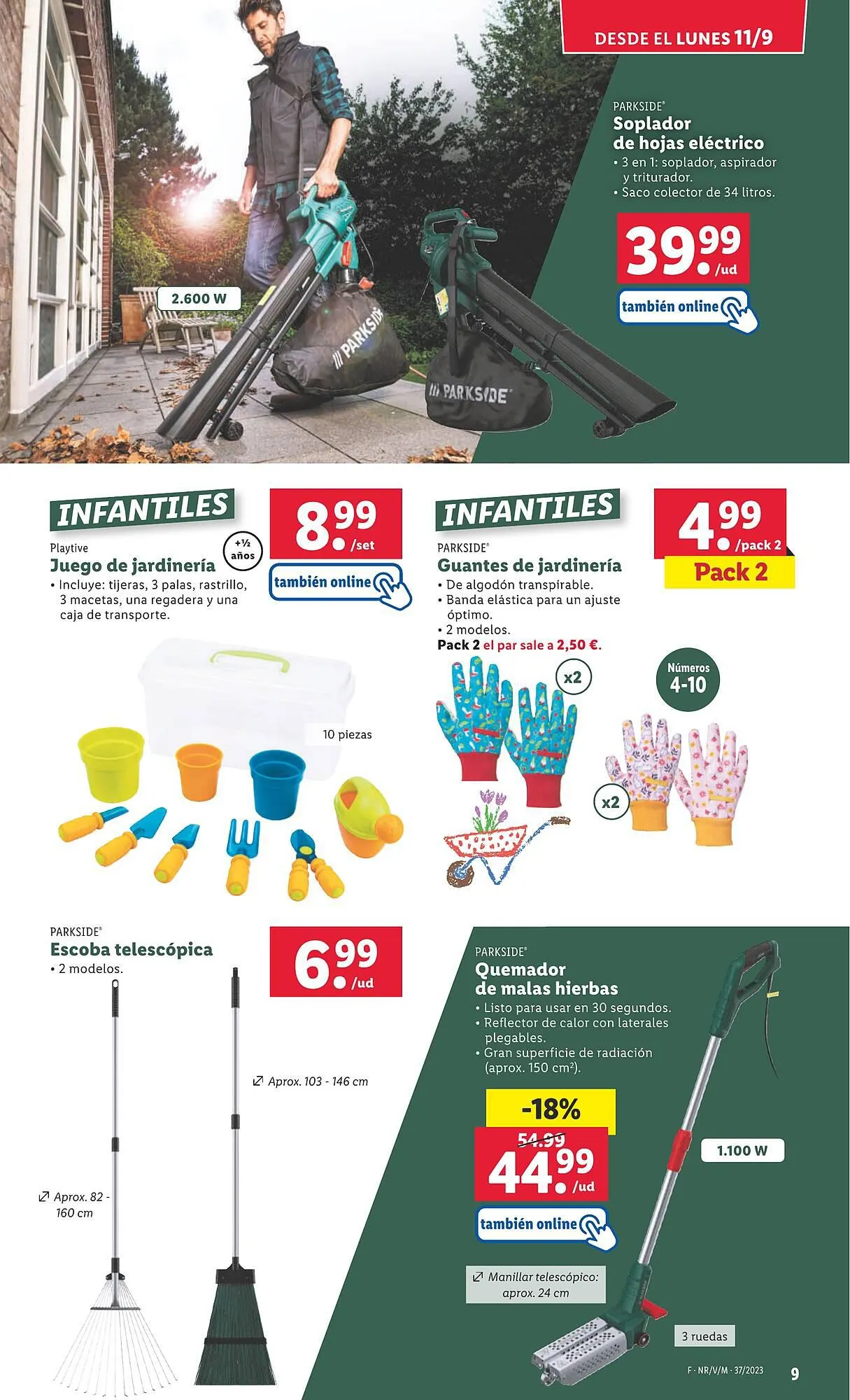 Catálogo de Folleto Lidl 11 de septiembre al 17 de septiembre 2023 - Página 9