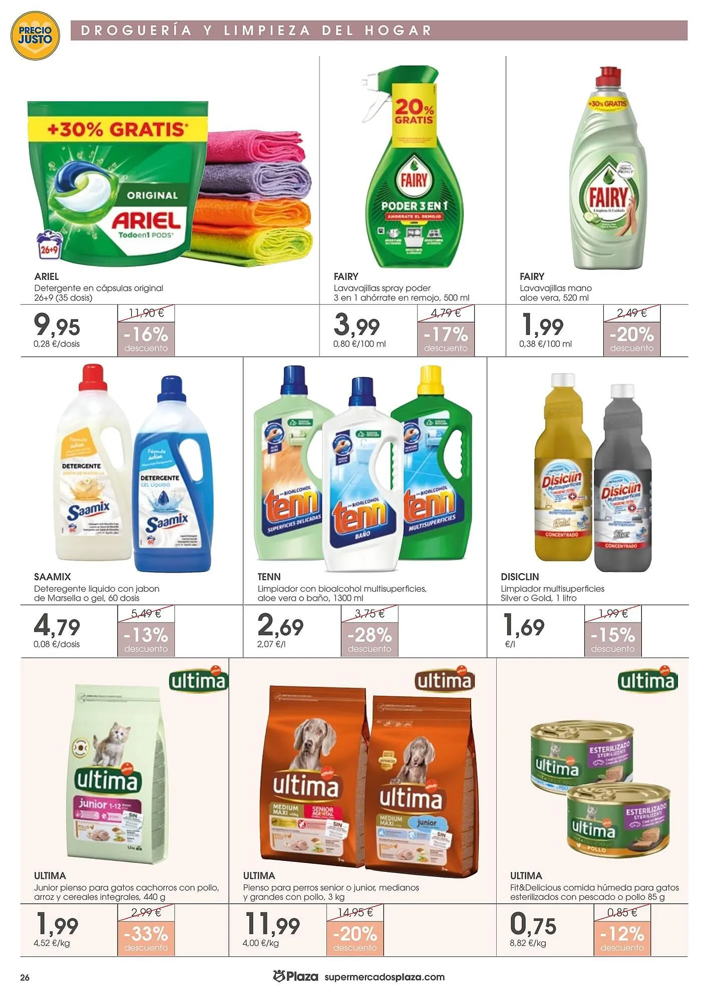 Catálogo de Folleto Supermercados Plaza 8 de mayo al 28 de mayo 2025 - Página 26