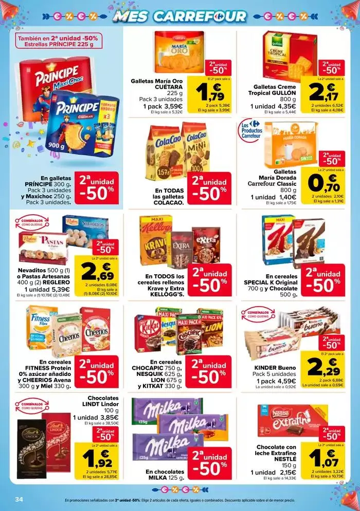 Catálogo de 50% QUE VUELVE + 2ªUD. AL -50% 13 de mayo al 26 de mayo 2025 - Página 34