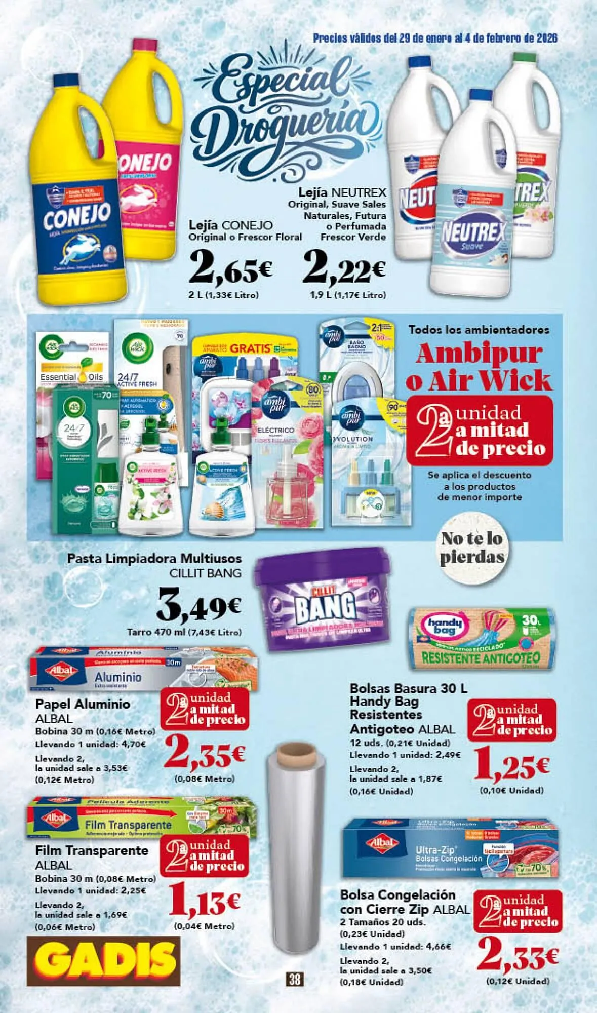 Catálogo de Folleto Gadis 29 de enero al 4 de febrero 2026 - Página 38