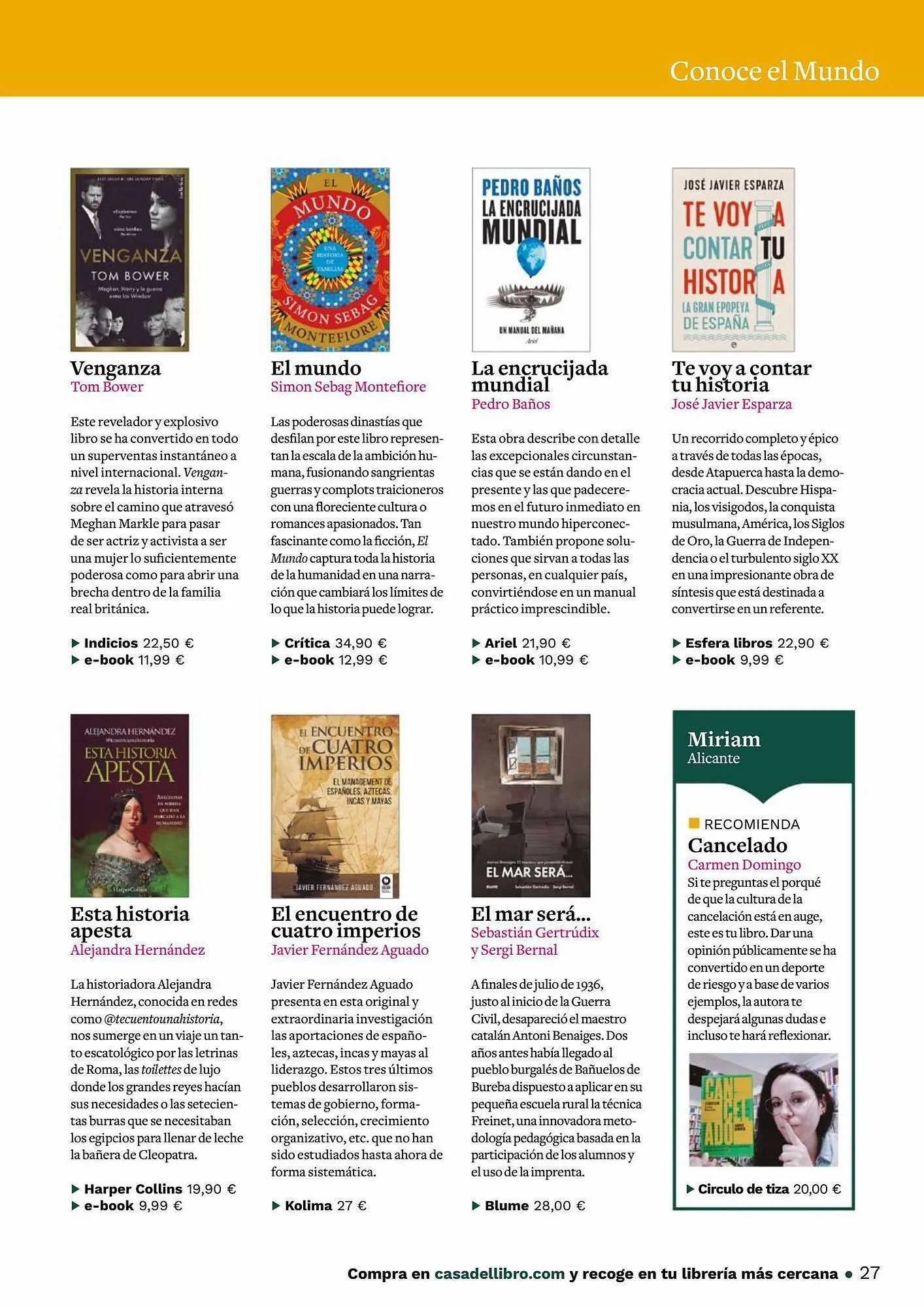 Catálogo de Folleto Casa del Libro 5 de julio al 31 de julio 2023 - Página 27