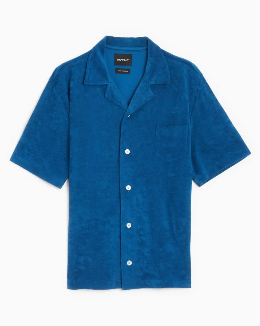 Howlin' Cocktail In Towel Men's Short Sleeve Shirt