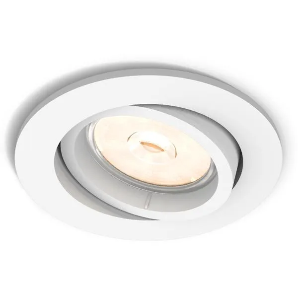 EMPOTRABLE REDONDO DONEGAL SIN BOMBILLA BLANCO