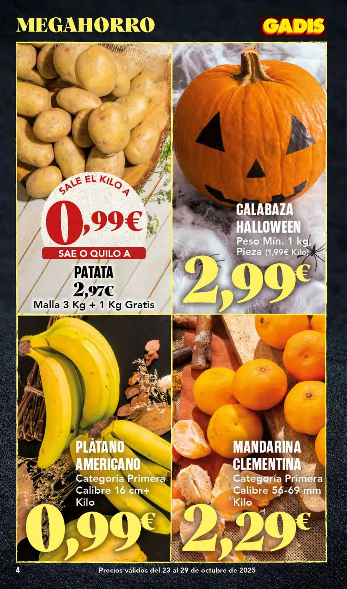Catálogo de Folleto Gadis 23 de octubre al 29 de octubre 2025 - Página 4