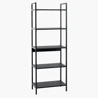 Estantería TISTRUP 5 estantes negro