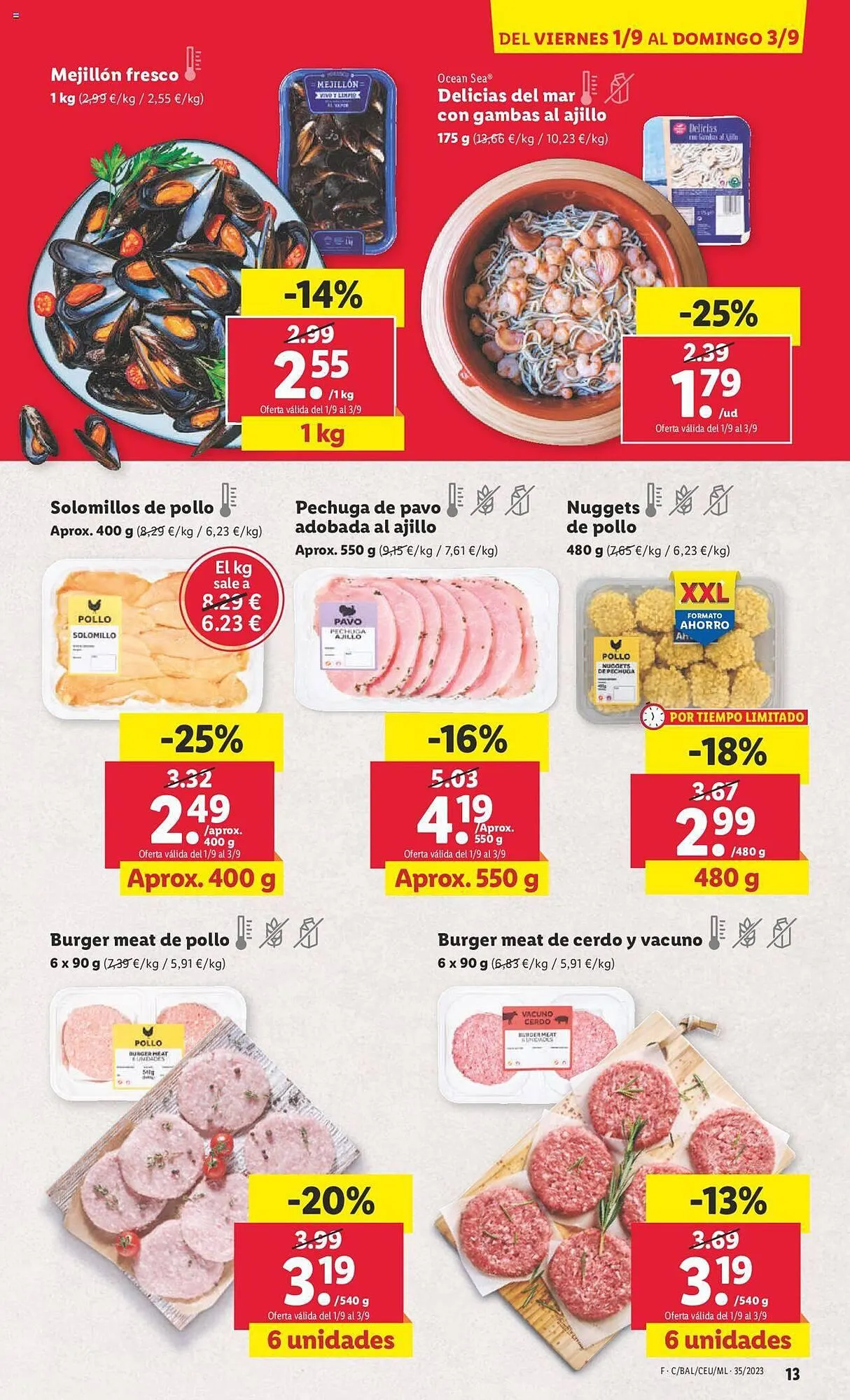 Catálogo de Folleto Lidl 28 de agosto al 3 de septiembre 2023 - Página 13
