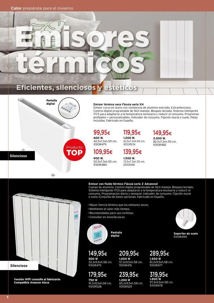 Catálogo de Calor, prepárate para el invierno! 17 de septiembre al 28 de febrero 2025 - Página 8