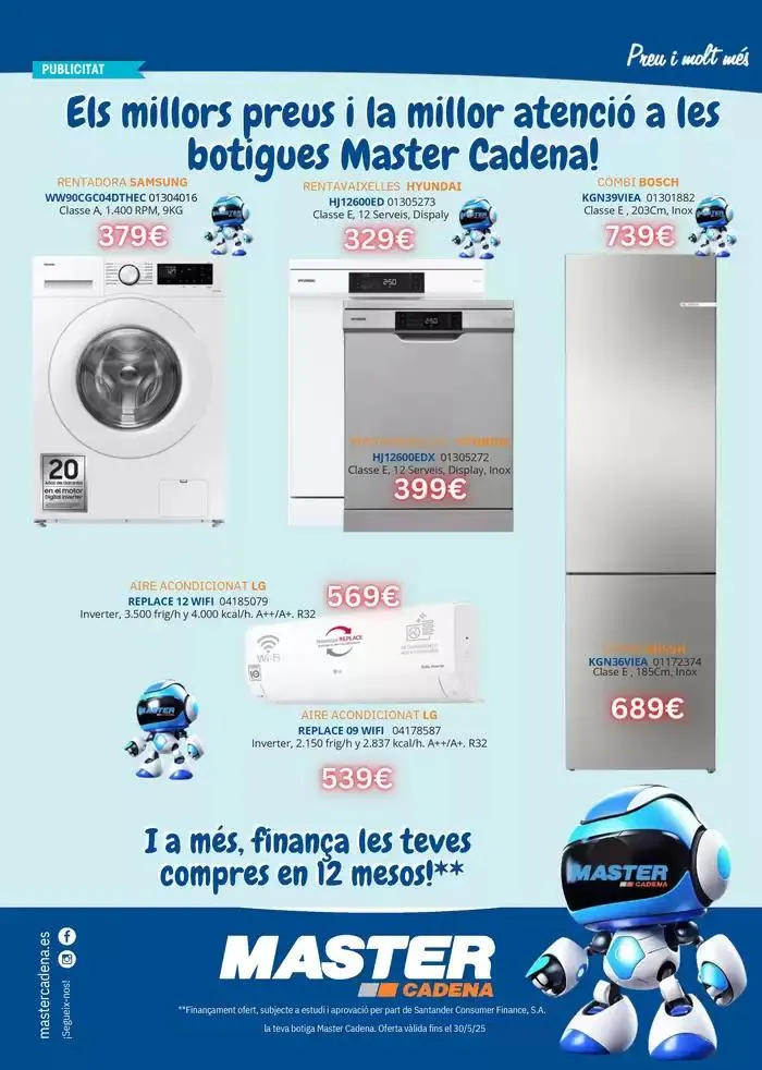 Els millors preus i la millor atenció a les botigues Master Cadena! - 1