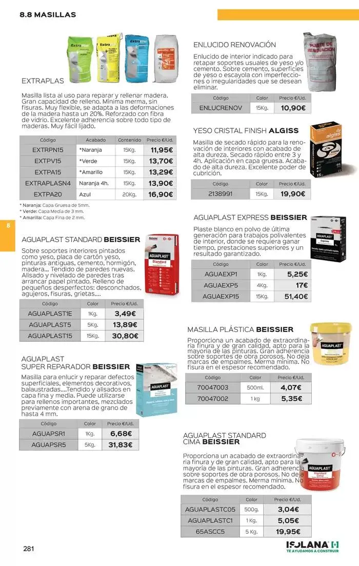 Catálogo de PINTURAS – TARIFA ISOLANA 1 de marzo al 31 de diciembre 2025 - Página 15