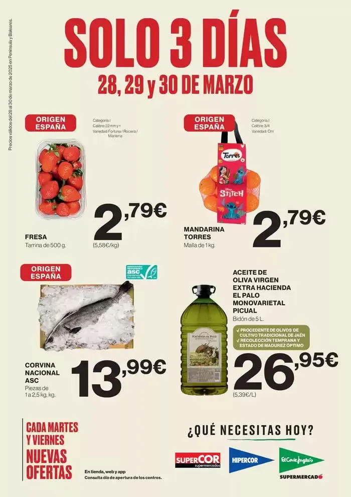 Catálogo de Solo 3 días en Península y Baleares 28 de marzo al 30 de marzo 2025 - Página 1