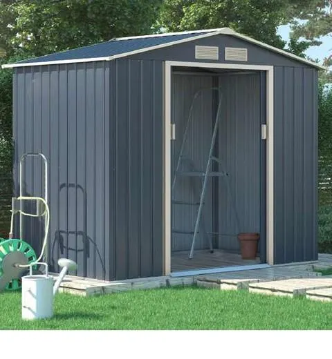 Casita metálica jardín California