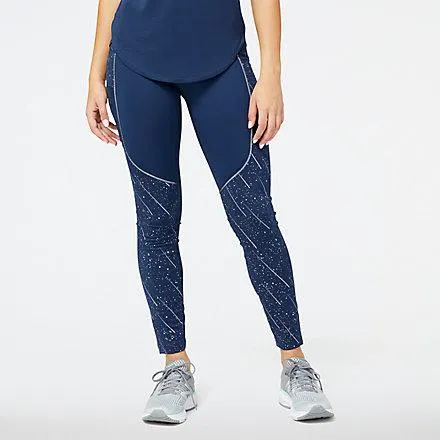 Leggings Reflective Print Impact Run Heat