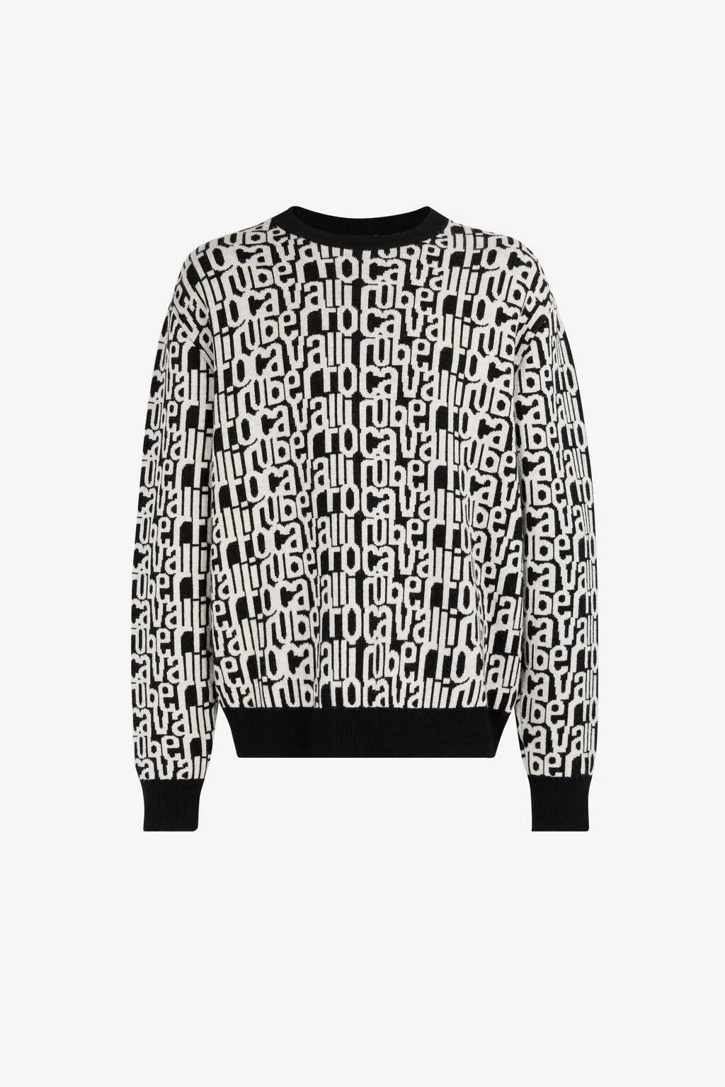 Jersey de lana con logotipo de intarsia