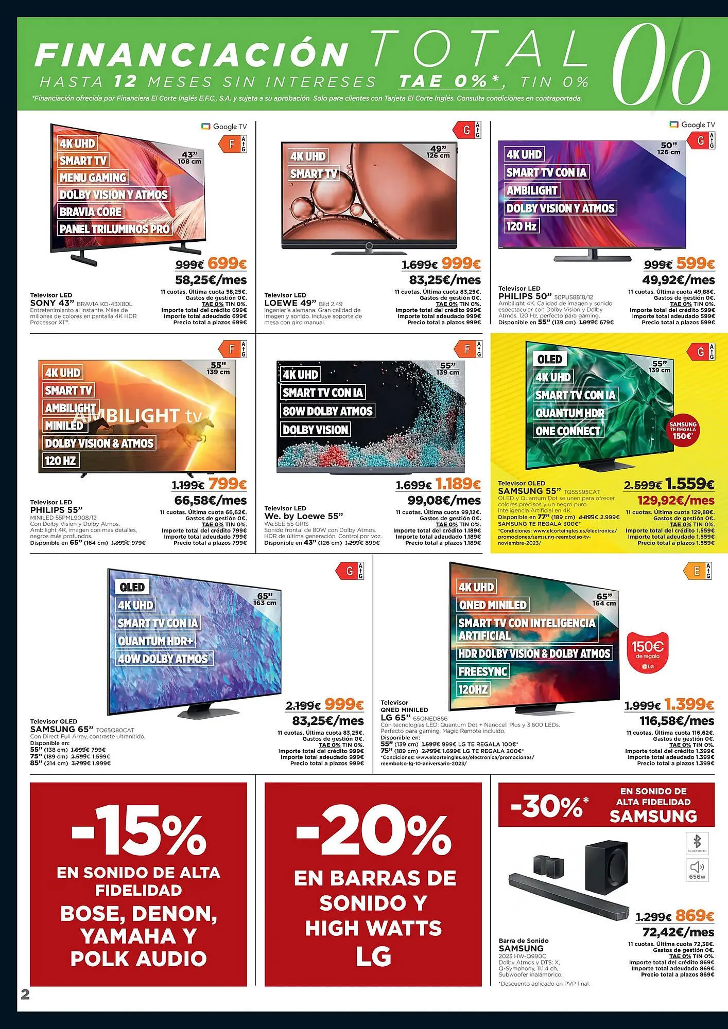 Catálogo de Folleto El Corte Inglés 13 de noviembre al 4 de diciembre 2023 - Página 2