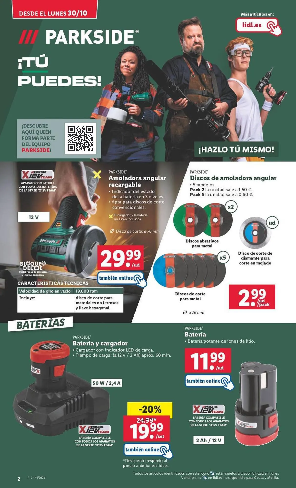 Catálogo de Folleto Lidl 30 de octubre al 5 de noviembre 2023 - Página 2