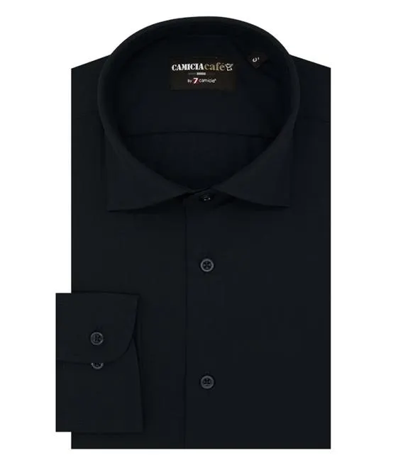 Camisas Firenze Algodon Poliester Azul