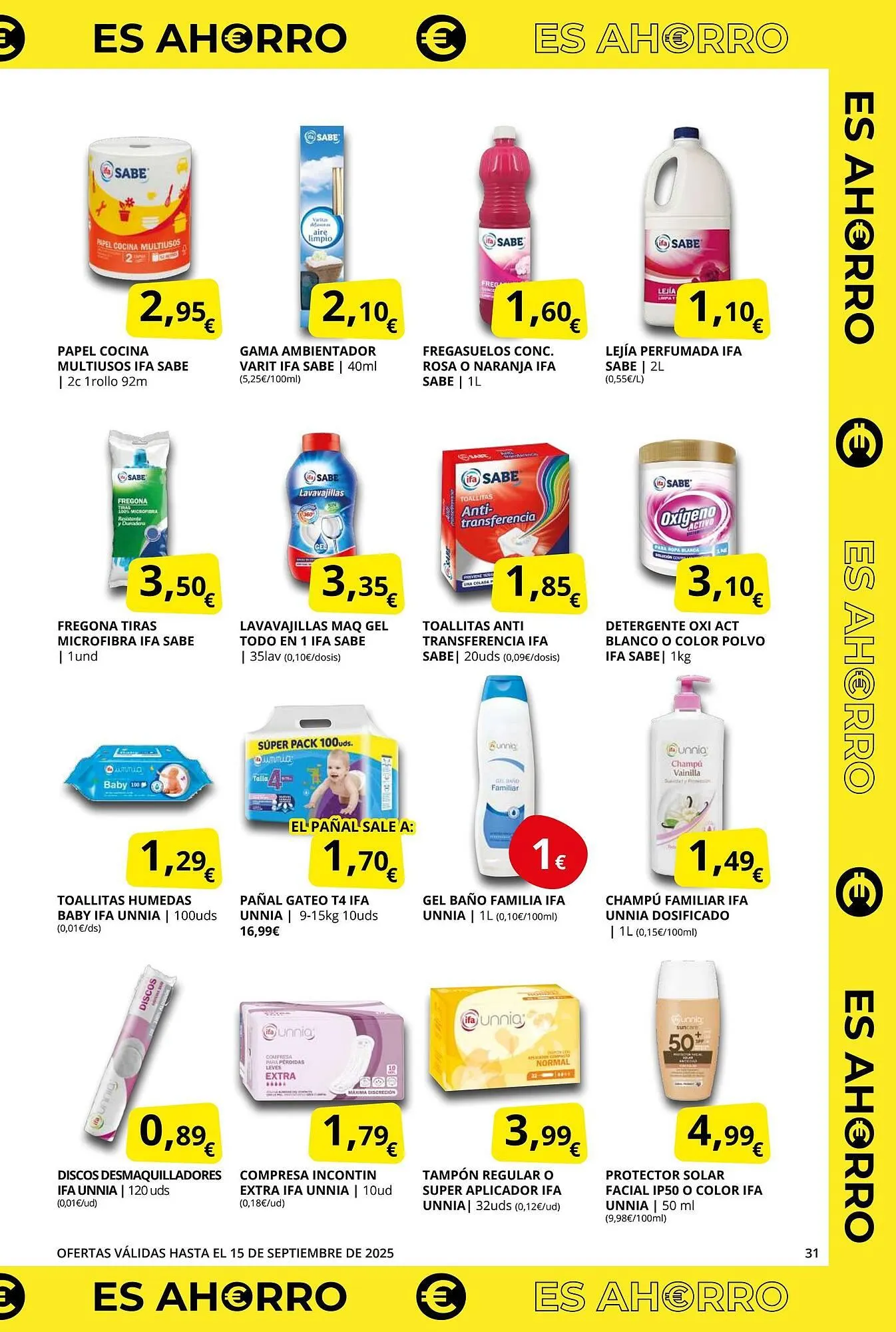 Catálogo de Folleto Supermercados MAS 29 de agosto al 30 de septiembre 2025 - Página 31