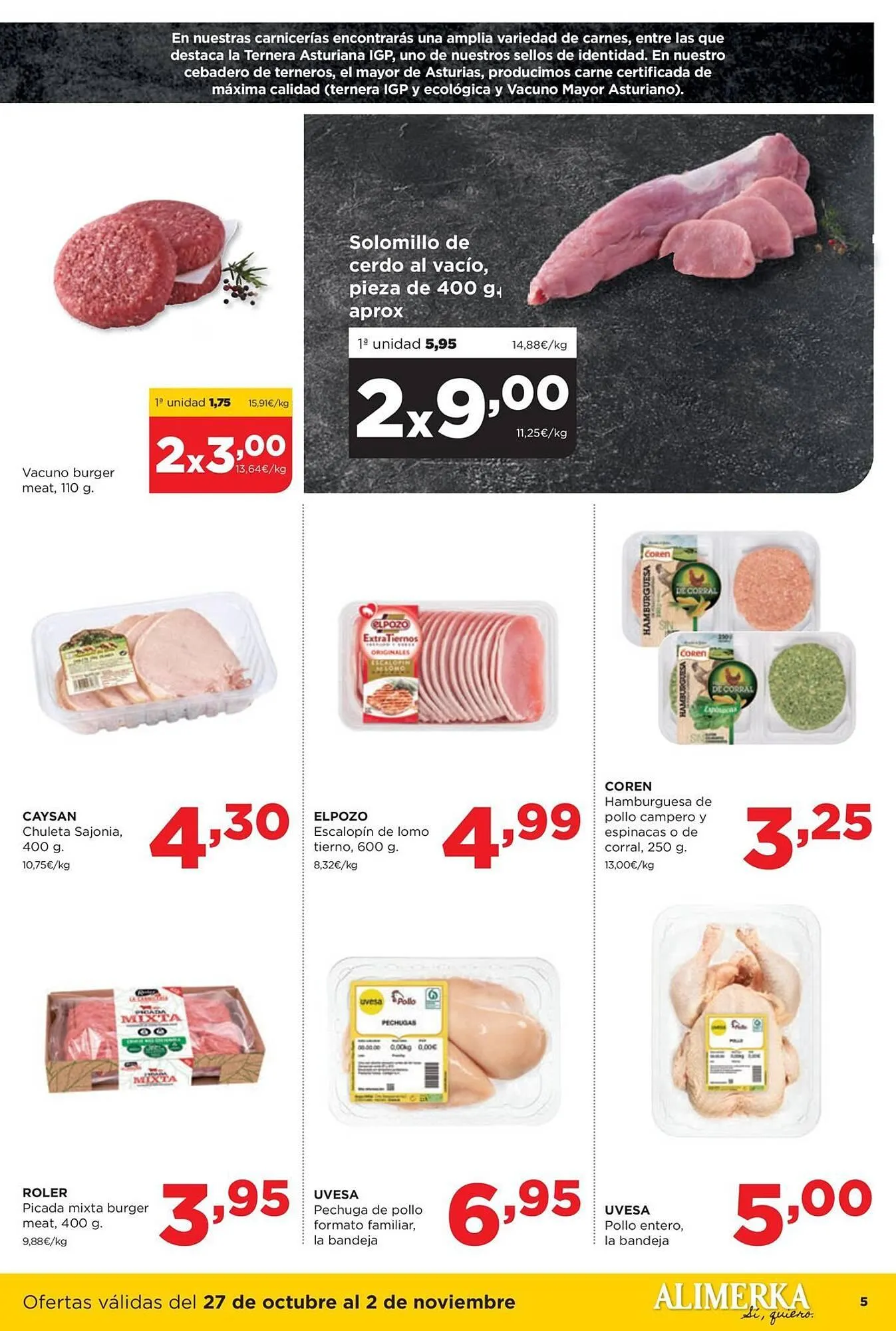 Catálogo de Folleto Alimerka 27 de octubre al 2 de noviembre 2025 - Página 5
