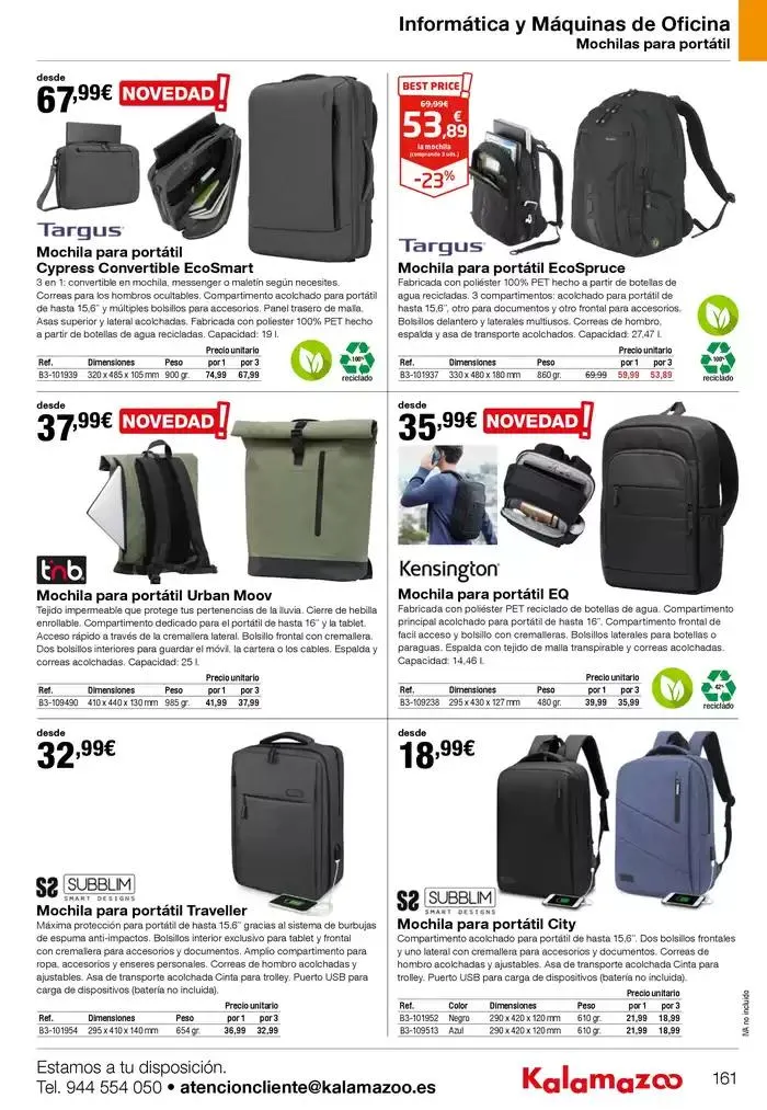 Catálogo de Staples Kalamazoo Catálogo General 9 de enero al 30 de septiembre 2025 - Página 161