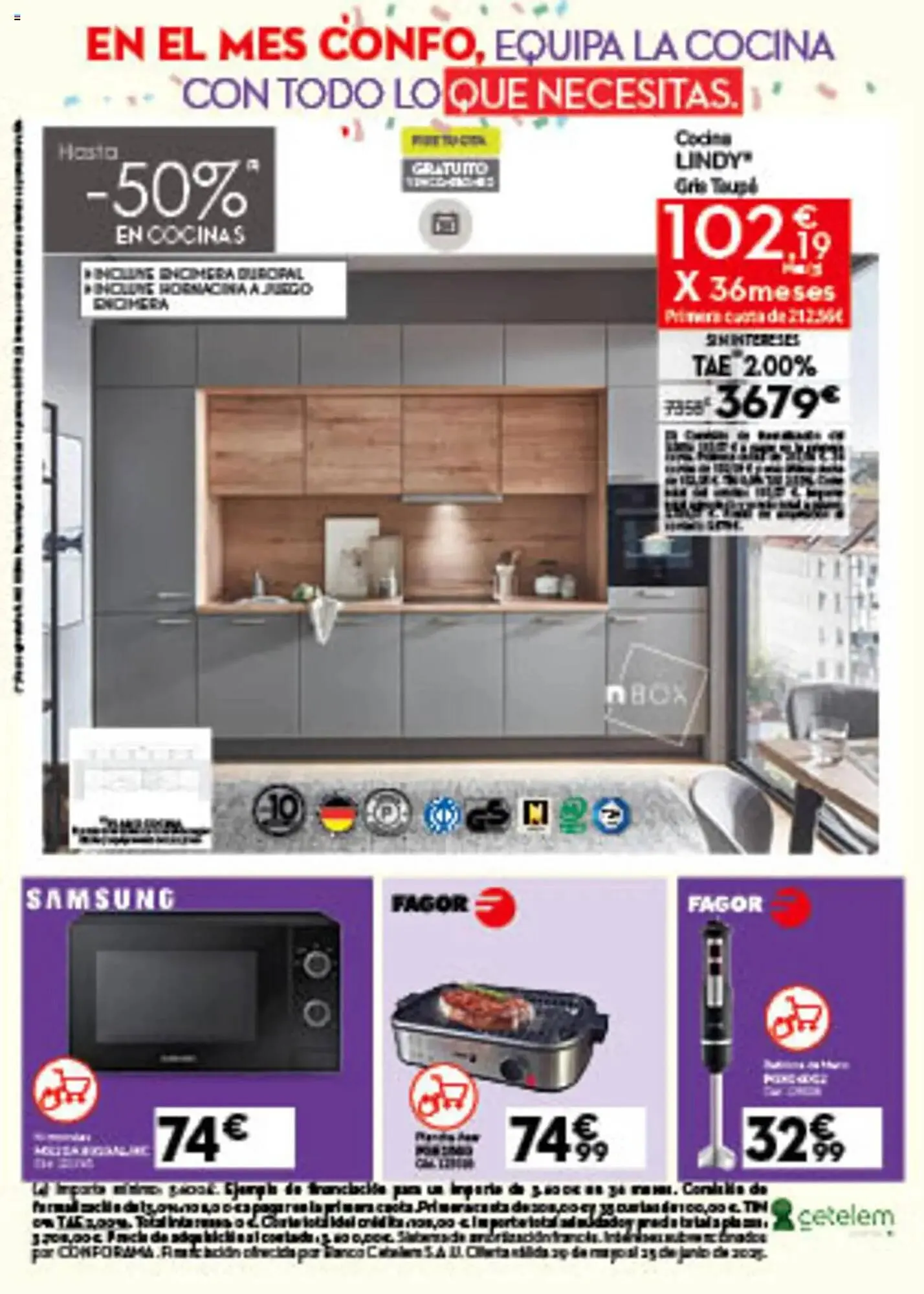 Catálogo de Folleto Conforama 29 de mayo al 25 de junio 2025 - Página 16