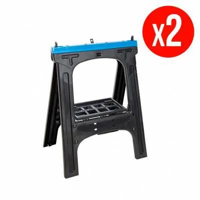Pack de 2 tréteaux - charge max 200 kg