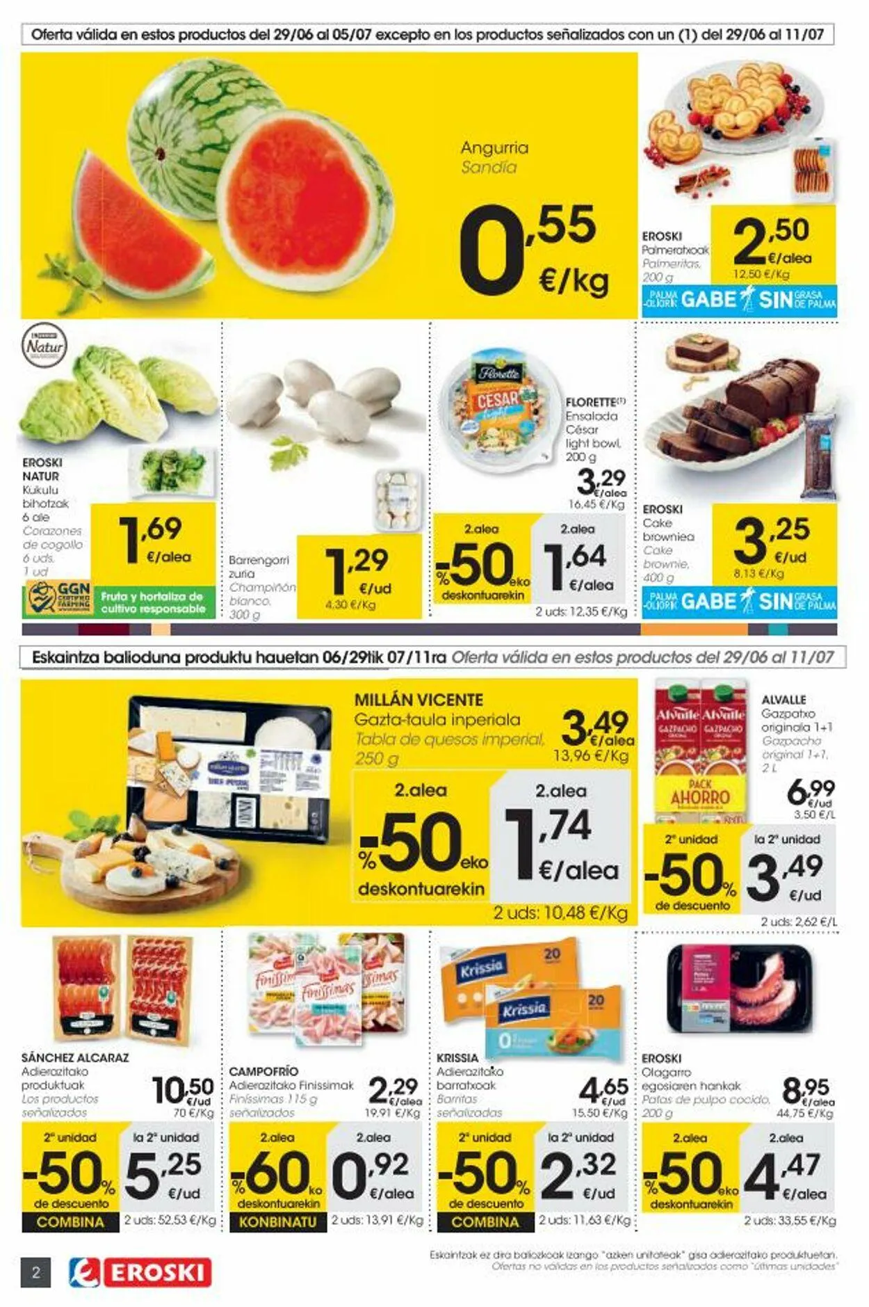 Catálogo de Eroski Oferta actual 8 de julio al 22 de julio 2025 - Página 2