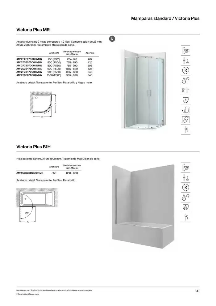Catálogo de Platos de Ducha, Bañeras y Mamparas 9 de enero al 31 de diciembre 2025 - Página 143