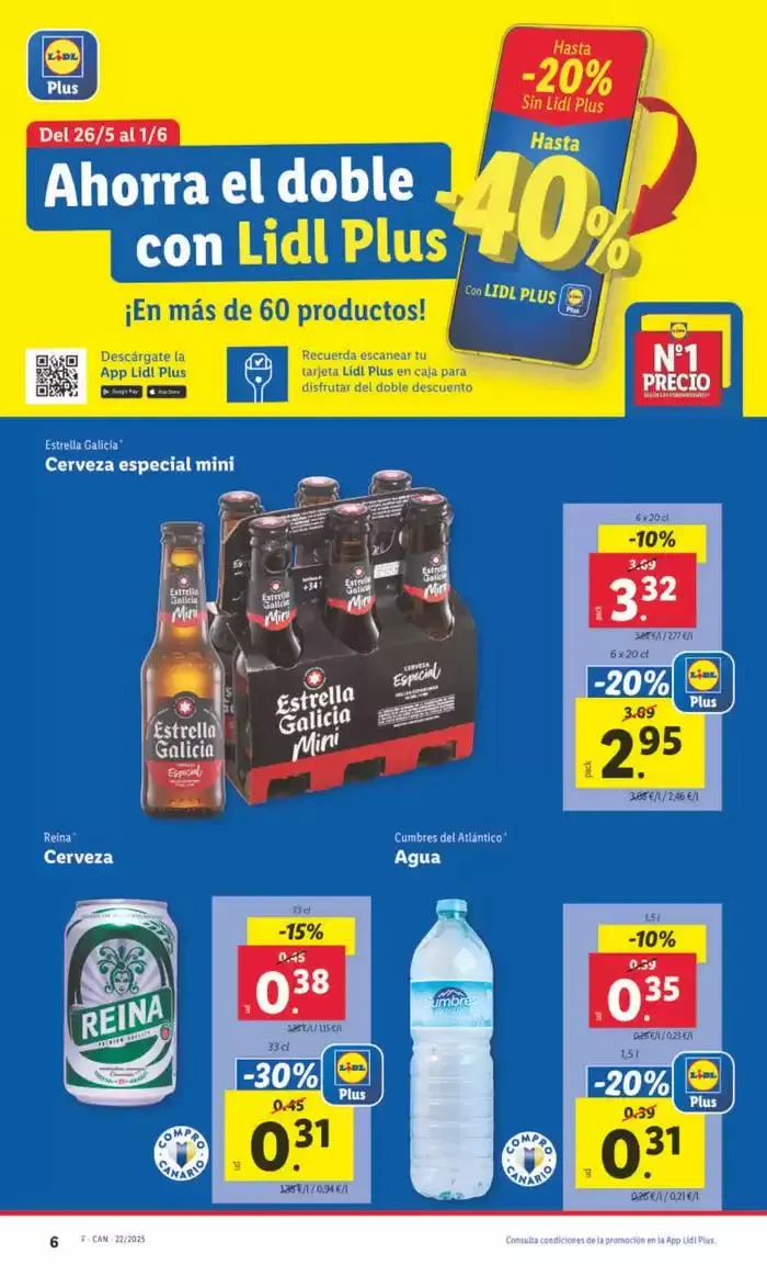 Catálogo de № 1 PRECIO - Ofertas válidas del 26/05 al 01/06 26 de mayo al 1 de junio 2025 - Página 6