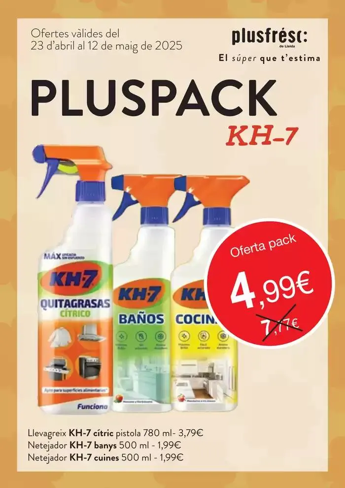 Catálogo de Pluspack Kh-7 23 de abril al 12 de mayo 2025 - Página 1