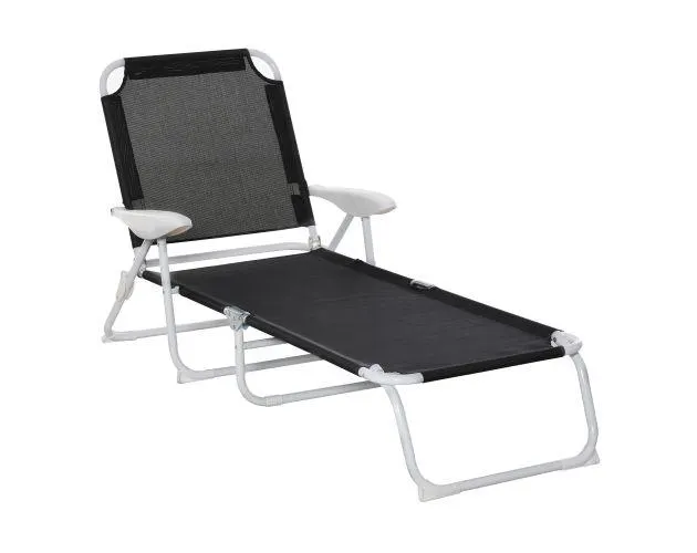 Tumbona Reclinable Outsunny 84B-438BK