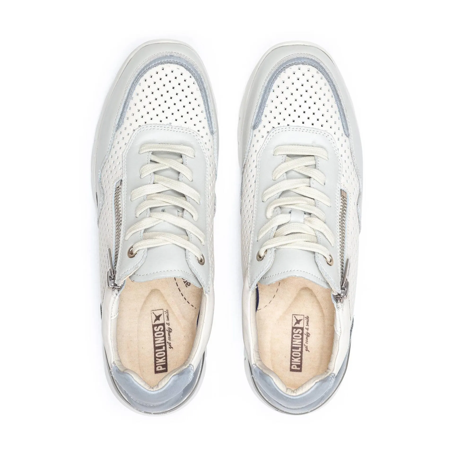 CANTABRIA deportivos de mujer con cremallera lateral