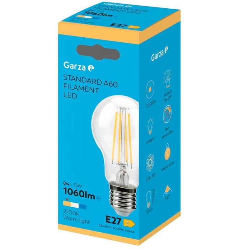 BOMBILLA LED GARZA 462827G 75W