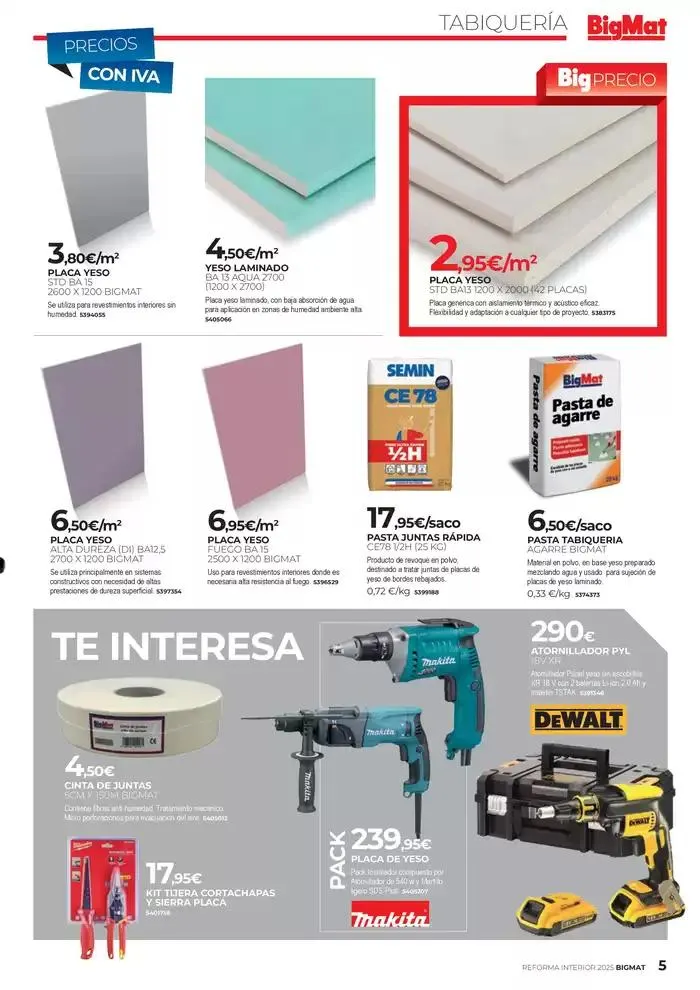 Catálogo de  Precios del folleto válidos hasta el 19/04/25 17 de febrero al 19 de abril 2025 - Página 5