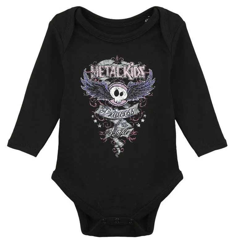 "‘Princess of the Night’" Body Negro/multicolores de Metal Kids