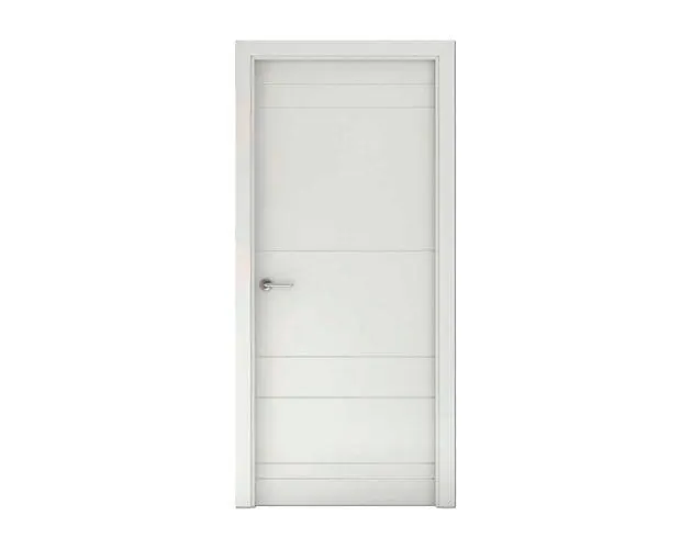 Puerta de Interior Munich blanca derecha 203x82,5 cm
