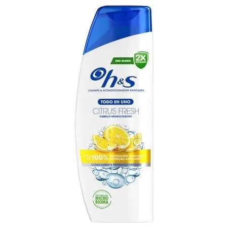 Champú H&S 330 ml Citrus Fresh 2en1 Todo En Uno