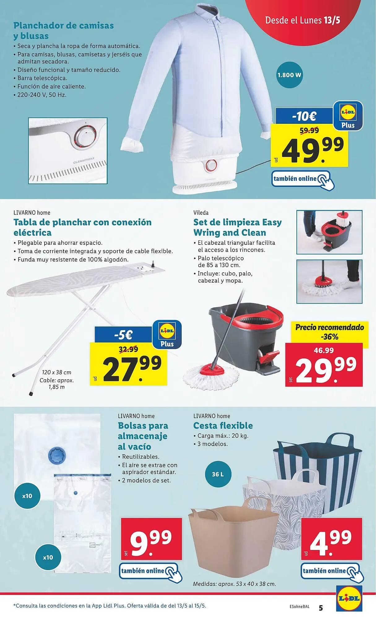 Catálogo de Folleto Lidl 13 de mayo al 19 de mayo 2024 - Página 5