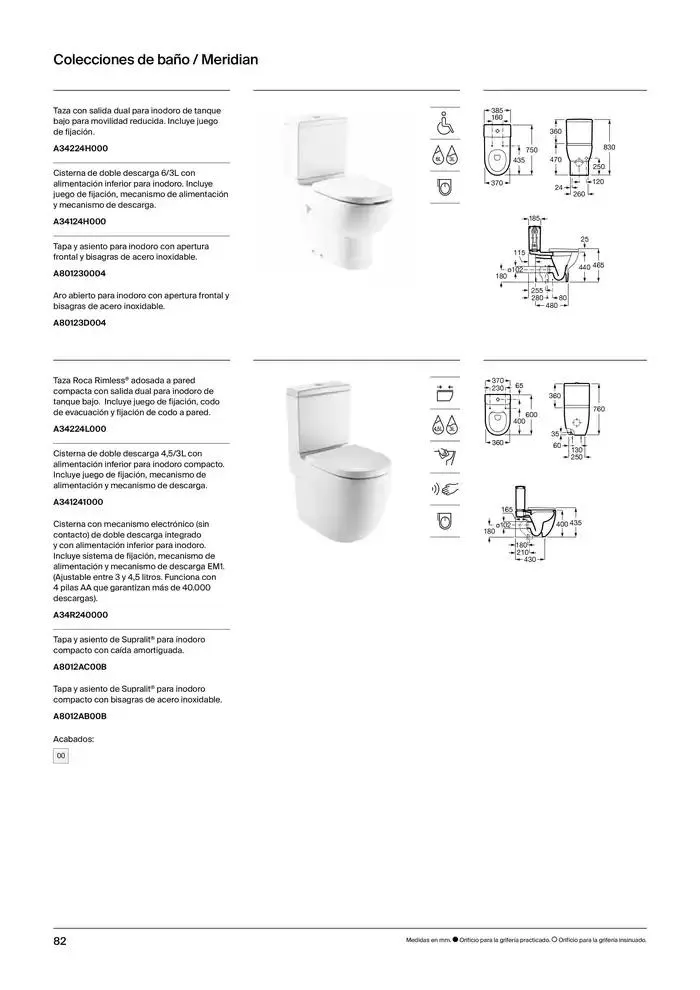 Catálogo de Colecciones de Baño, Muebles y Accesorios 9 de enero al 31 de diciembre 2025 - Página 84