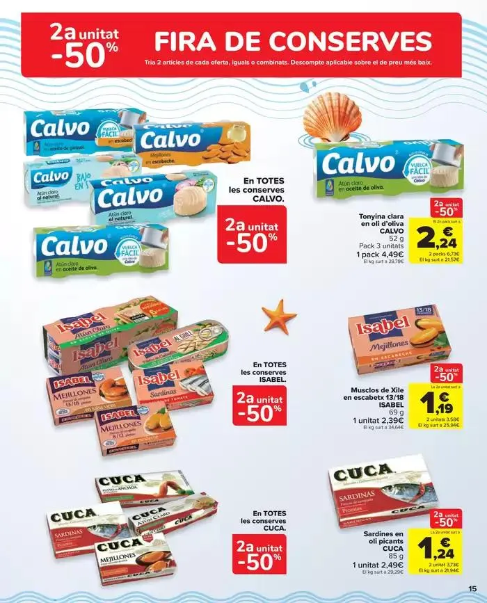 Catálogo de 2a unitat -50% en més de 700productos 25 de marzo al 9 de abril 2025 - Página 15