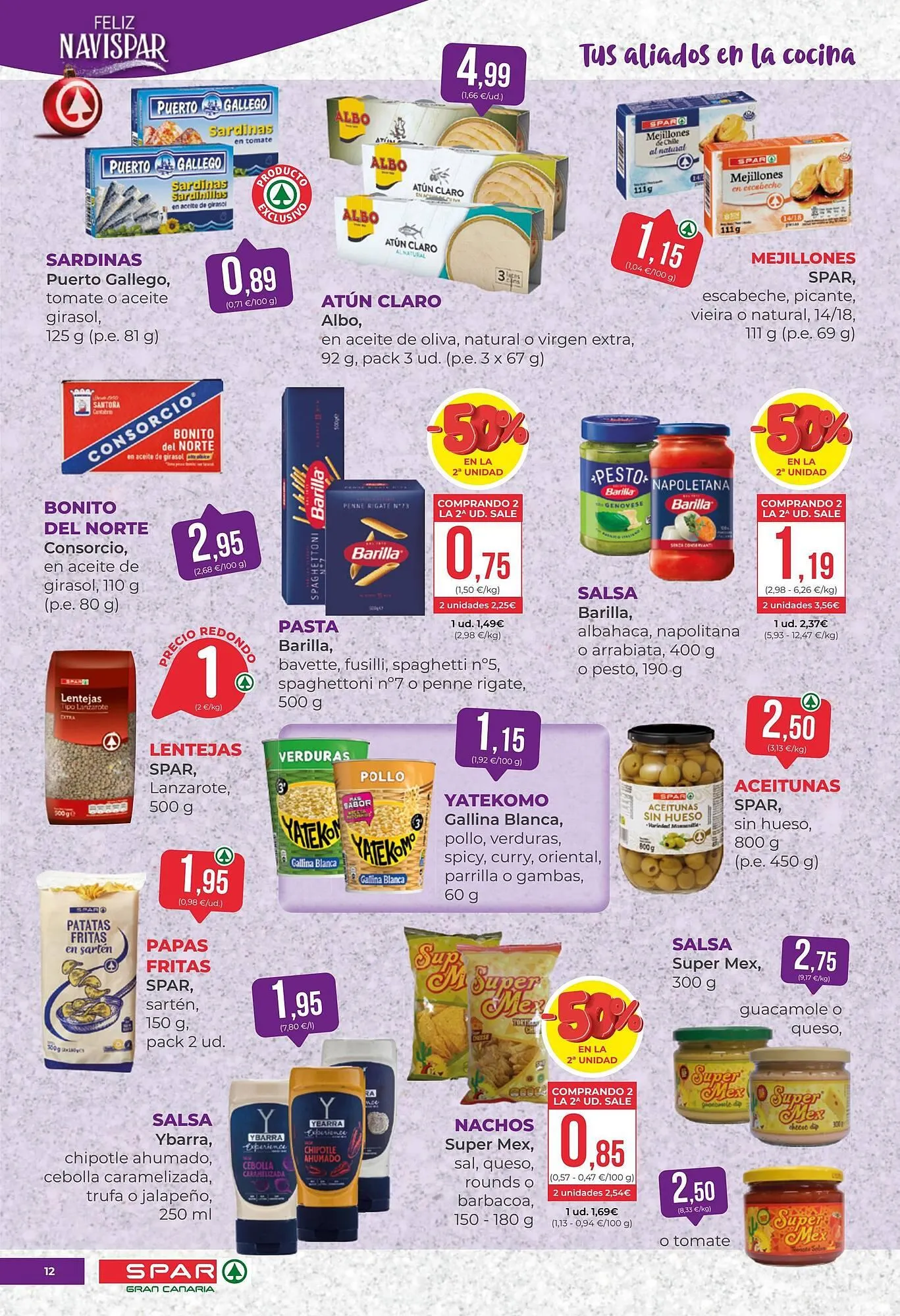 Catálogo de Folleto SPAR Gran Canaria 30 de diciembre al 5 de enero 2026 - Página 12