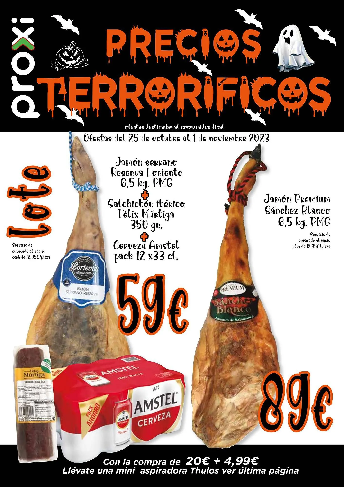 Catálogo de Folleto Proxi 25 de octubre al 1 de noviembre 2023 - Página 1